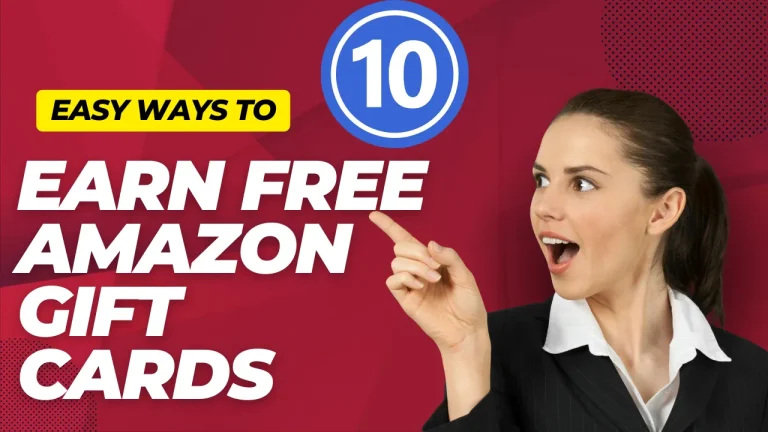 Image showing a person holding a stack of Amazon gift cards, illustrating ways to Earn Free Amazon Gift Cards online