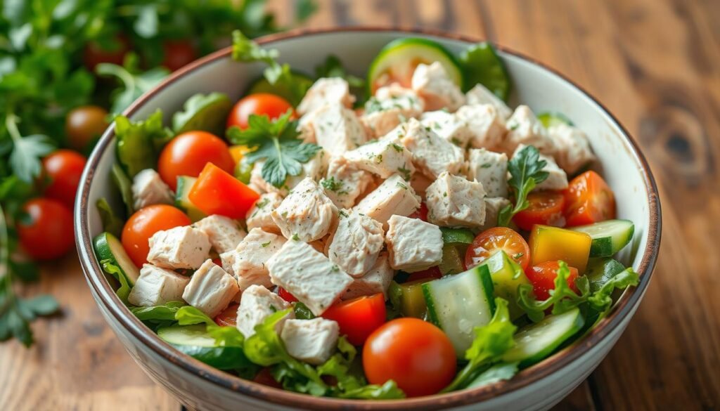 Chopped chicken salad