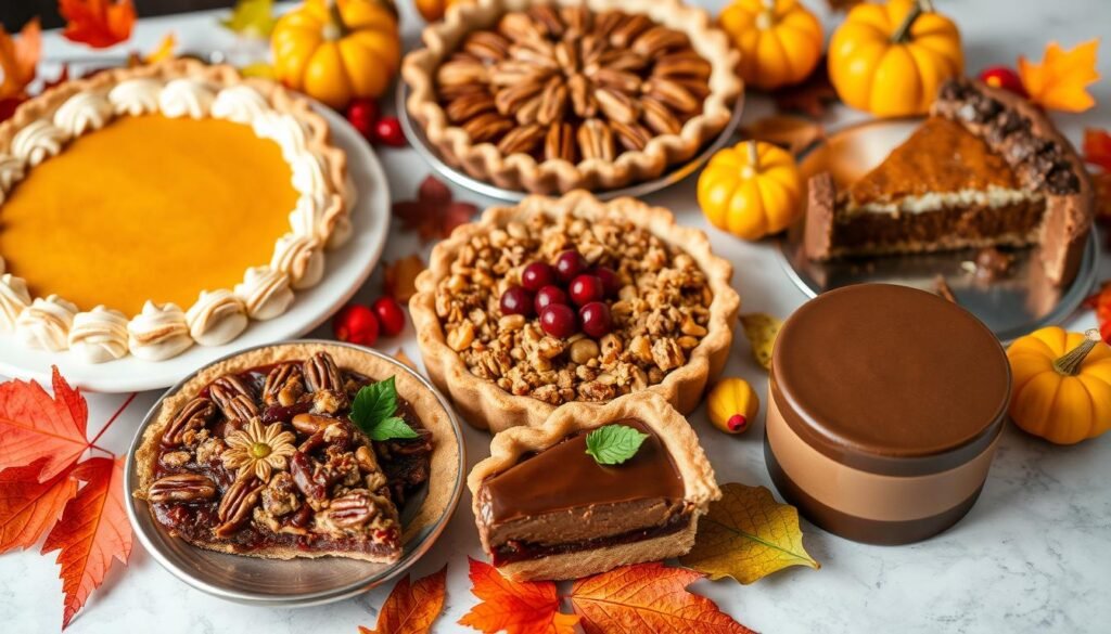 Thanksgiving dessert selection