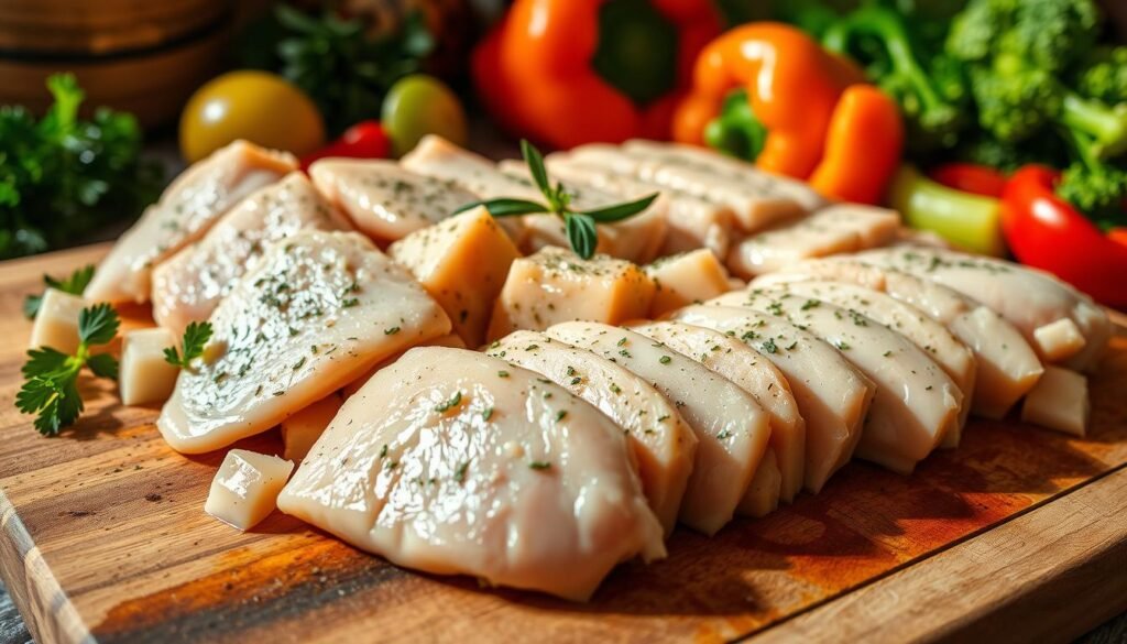 chopped chicken breast