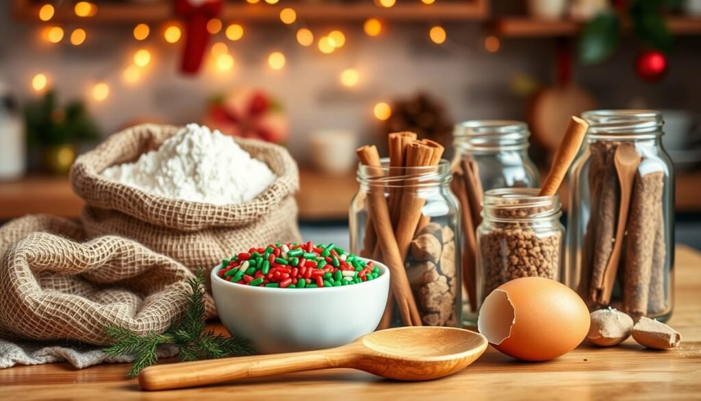 holiday baking ingredients