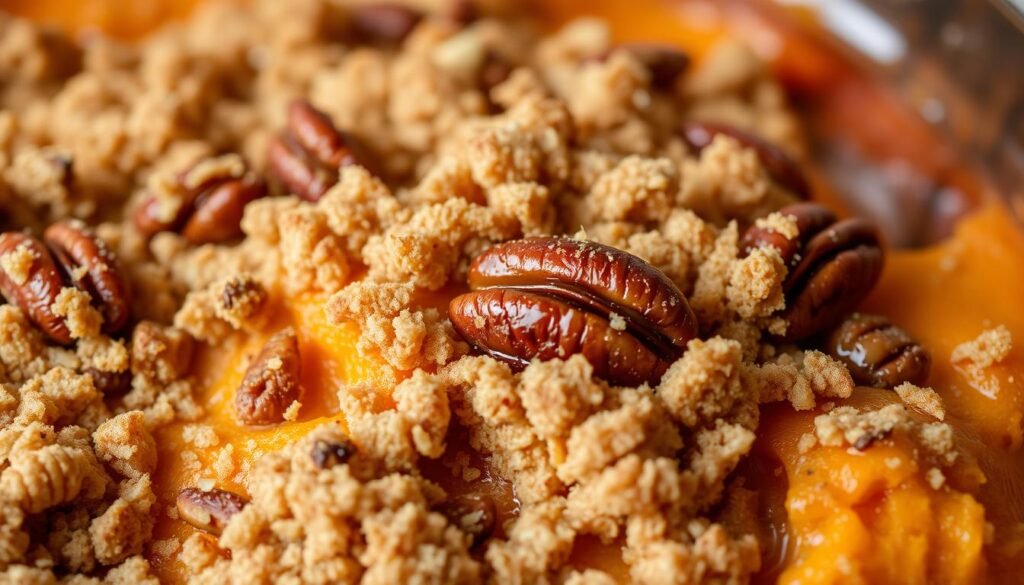 pecan crumble topping