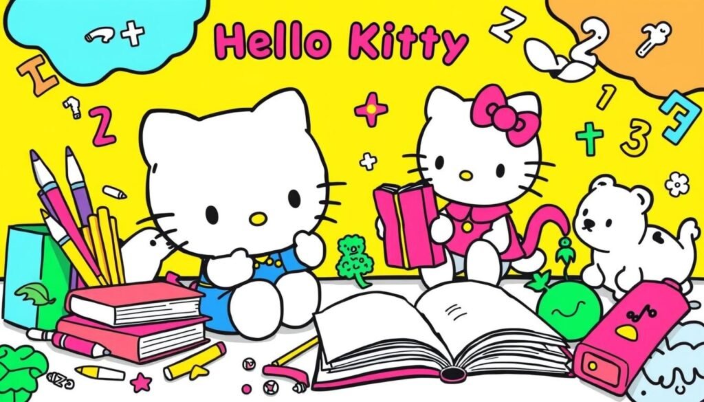 hello kitty coloring pages