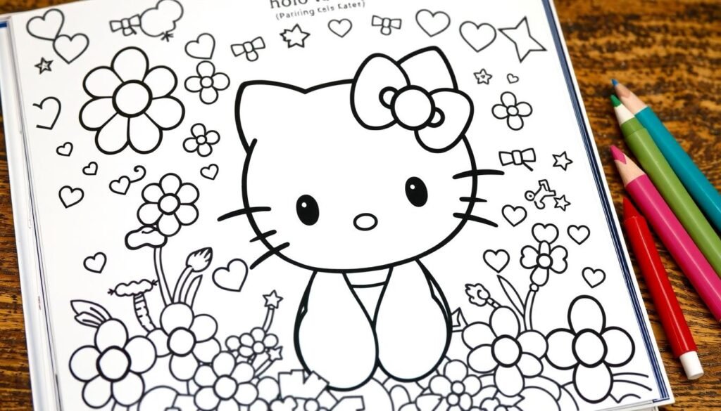 hello kitty coloring pages